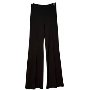 La Banga black high waisted pull on pants with front seam - S